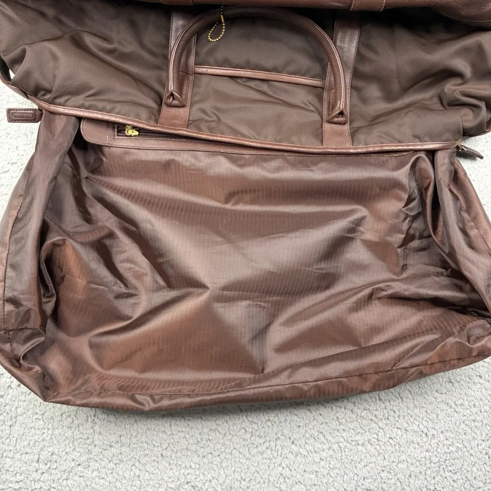 Vintage Coach 5497 Medium Cabin Bag Brown Nylon Leather Weekender Duffle